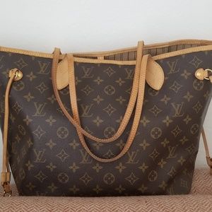 100% Authentic Louis Vuitton Neverfull Mm